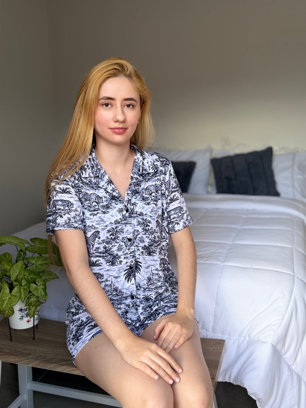 Pijama Short en algodón