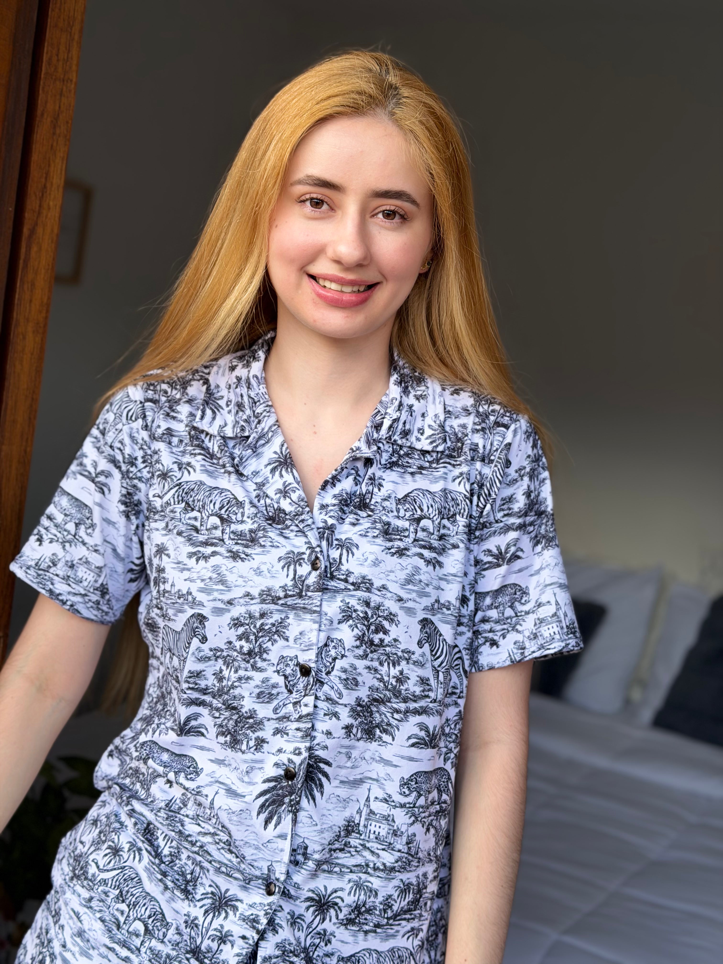 Pijama Short en algodón